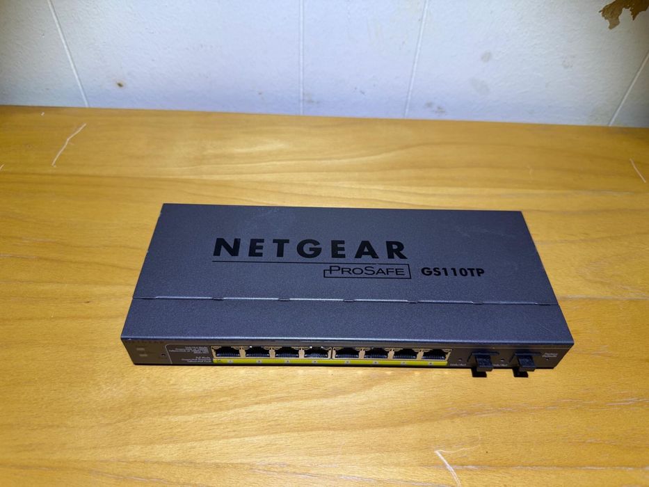 Netgear Prosafe GS110TP Smart Switch with 8 port