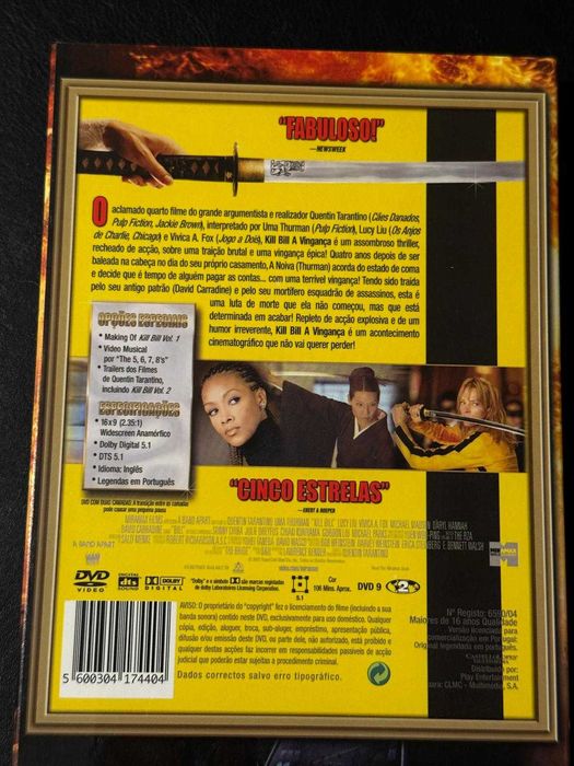 DVD do filme Kill Bill - A vingança