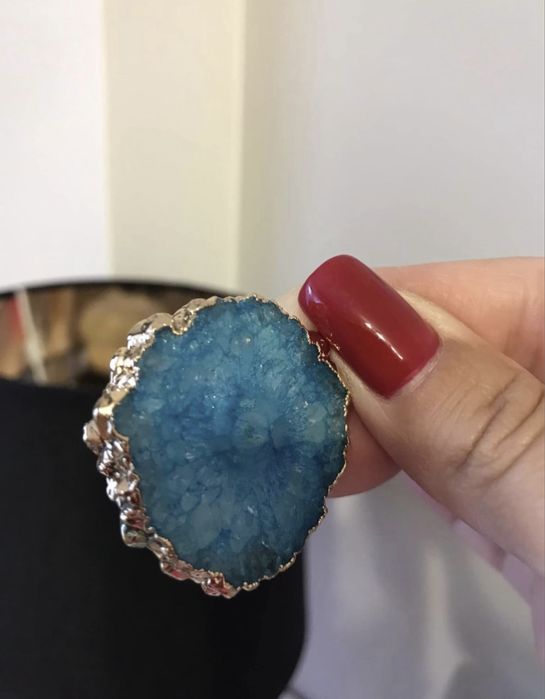 Zawieszka niebieska agat Premium