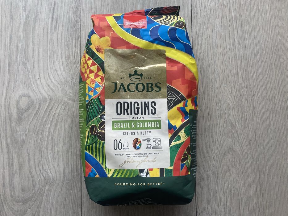 Kawa ziarnista Jacobs Origins Brazil 100% Arabica 1 kg