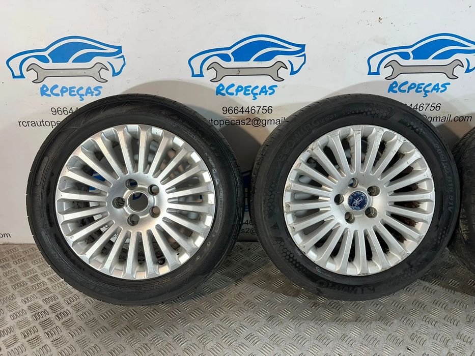 Conjunto Jantes 16 Originais Ford Titanium 7J ET50 5x108 7M5J-DA