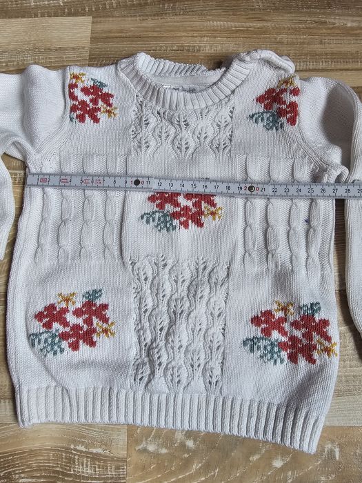 Sweterek dla dziewczynki 86, wiosna, wiosenny, dziewczęcy