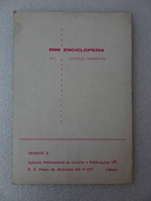 Caderneta de cromos completa Animais Domésticos