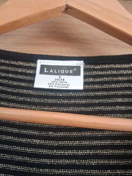 Czarno-złoty sweterek M