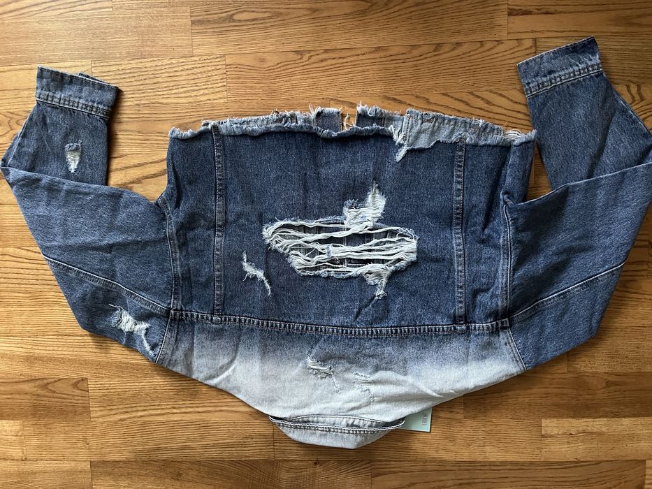 Kurtka jeansowa katana ombre L