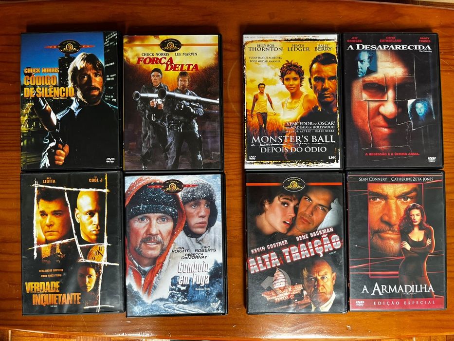 Conjunto 16 DVDs - 50€ / DVDs individuais - 4€