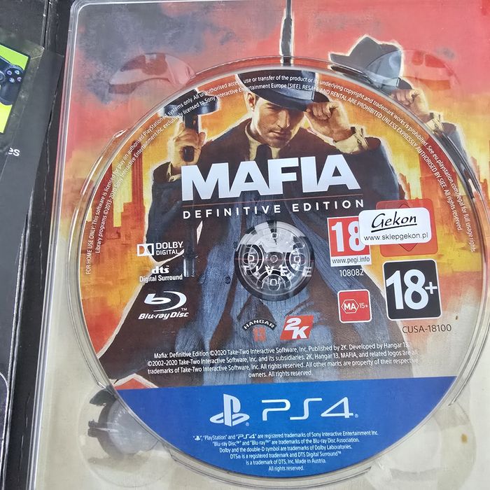 Mafia Trylogia PlayStation 4 PS5 wersja PL