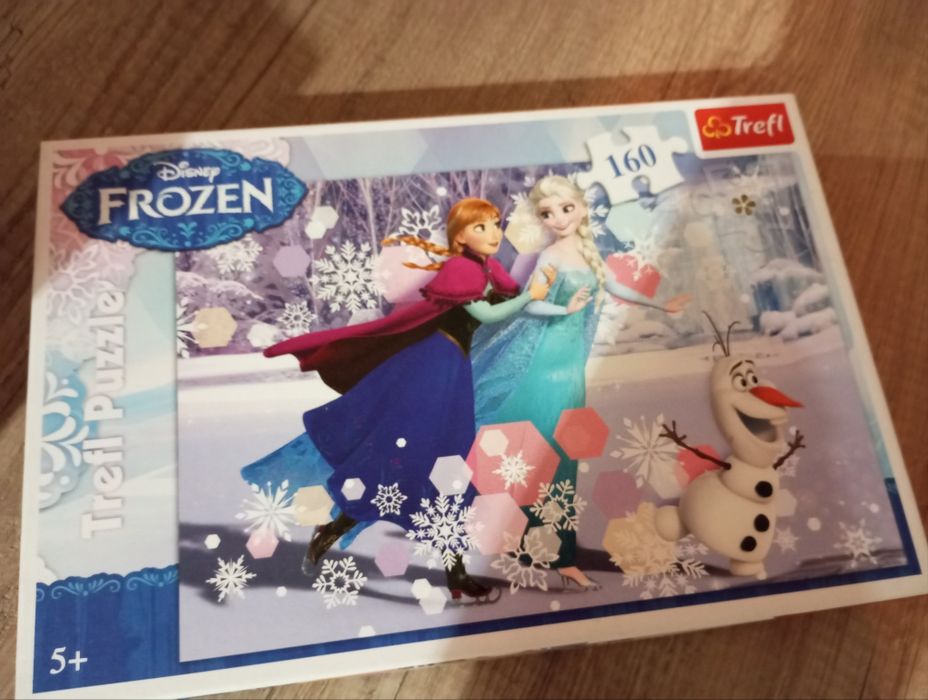 Puzzle kraina lodu Disney księżniczki 2 sztuki