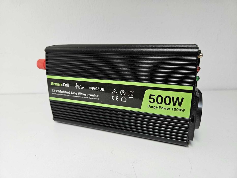Przetwornica Samochodowa Green Cell INV03DE 500W / 1000W