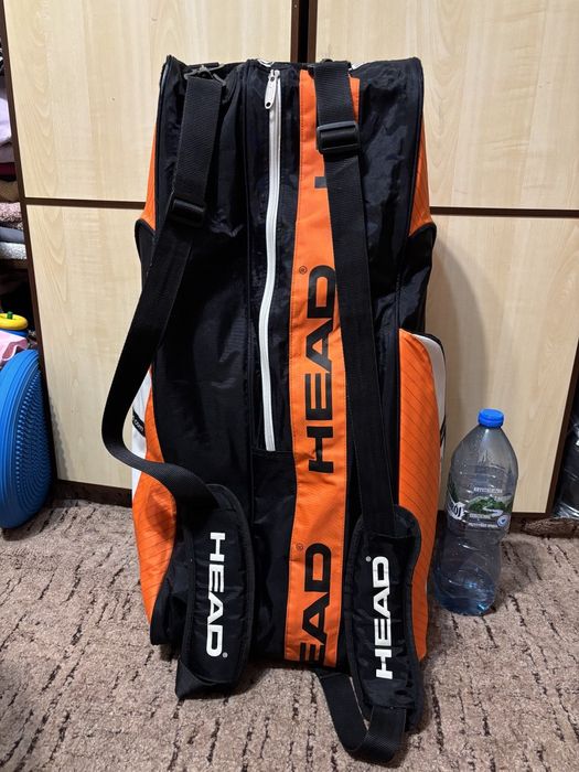 Torbą Head rakiety + sprzęt