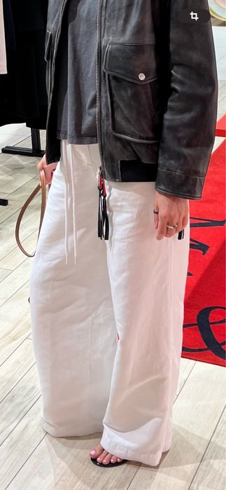 Білі брюки Massimo Dutti