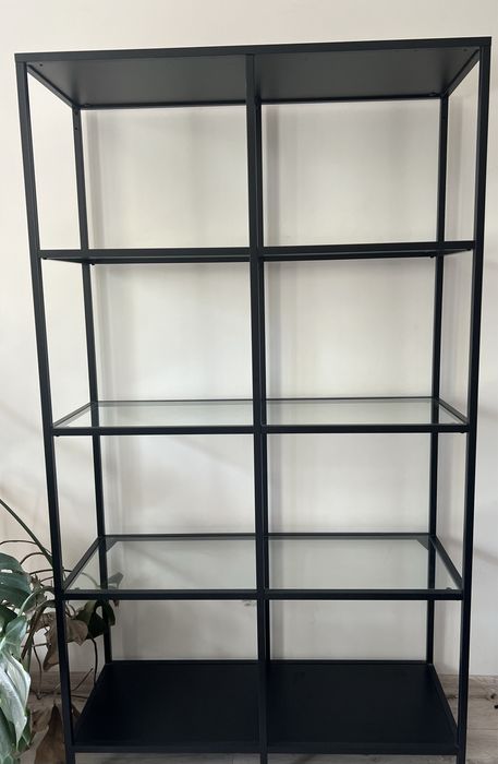Regał czarny IKEA