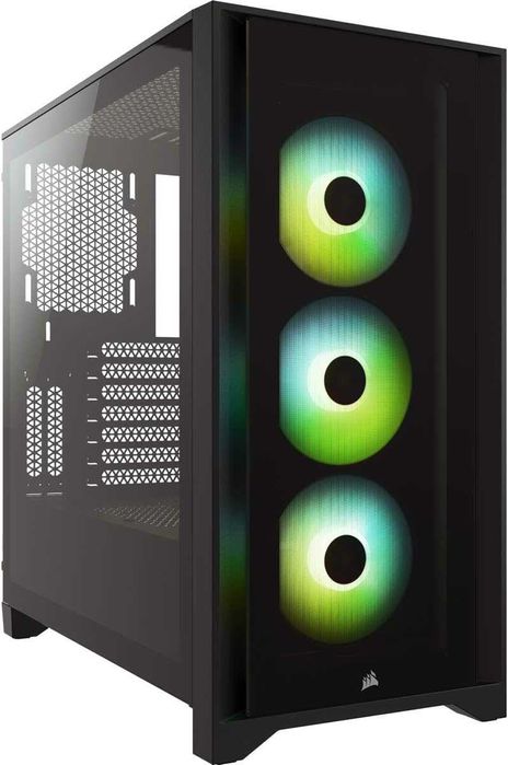 Корпус для ПК CORSAIR iCUE 4000X RGB 3X вентилятори SP120 RGB Elite