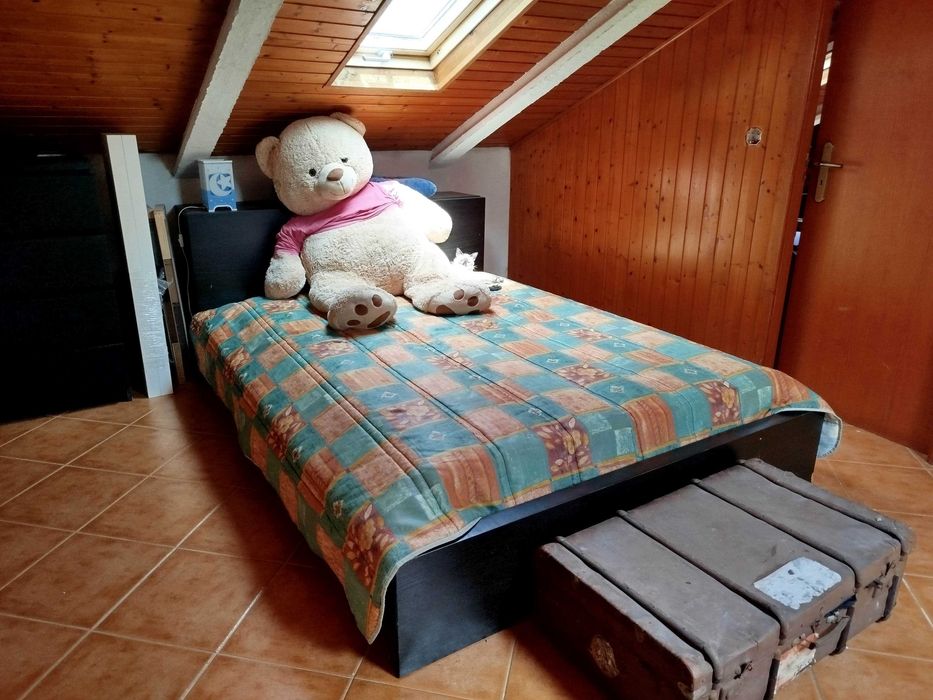 Cama Malm Preta 160X200