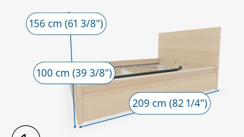 Cama Ikea como nova