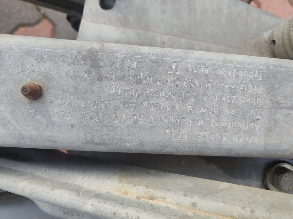 Przyczepka 2011r dmc 1300kg alko