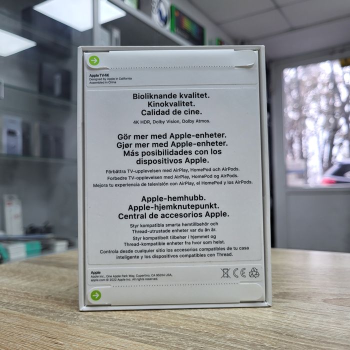 ТВ плеєр Apple TV 4K 2022 WiFi+Ethernet MN893 Нові! Магазин! Європа!