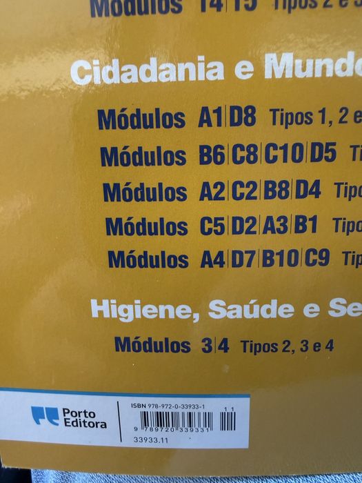 Conjunto de livros de Curso de Educação e Formação