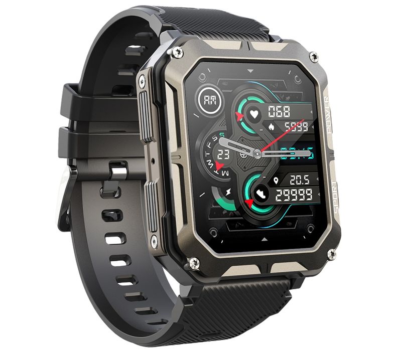smartwatch męski rubicon rncf27 black