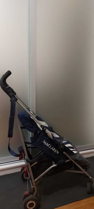 Коляска-тростина Maclaren Quest Blue Silver, синій