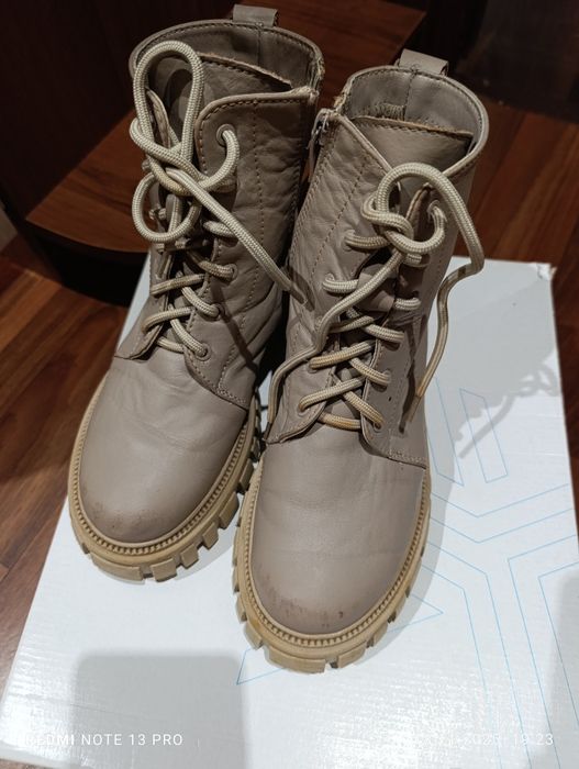Теплі зимові ботинки 36 розмір колір капучино