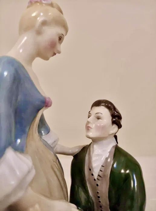 *Royal Doulton Kolekcjonerska Figurka Porcelana Angielska Lalka Para