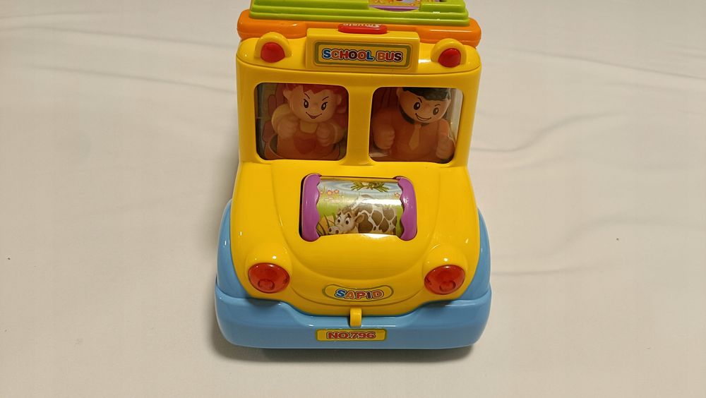 Autobus Interaktywny Książka Edukacyjna Szkolny