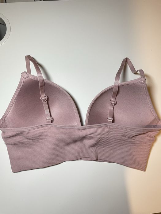 Viralowy stanik Pepco różowy M