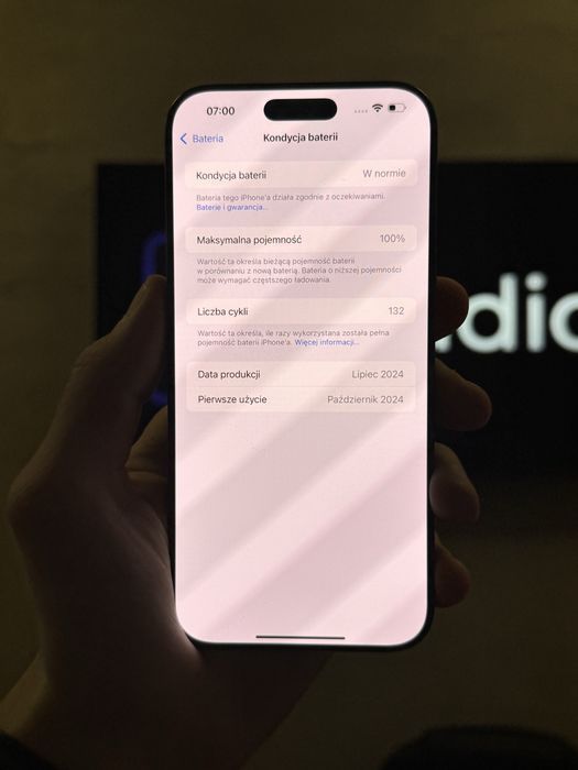 RATY 0% iPhone 16 Pro Max 256GB BATERIA 100% GWARANCJA 12msc IDEALNY!
