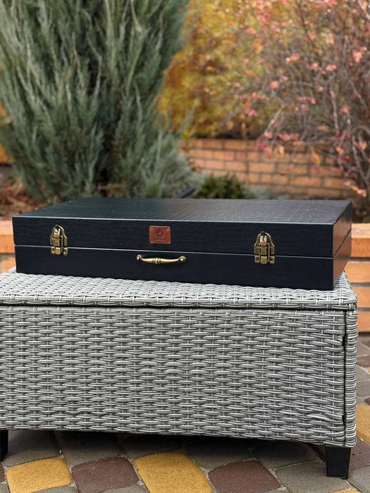 Набір шампурів Зубр 2.0 ELIT BS69 Набор для шашлыка в кейсе на подарок