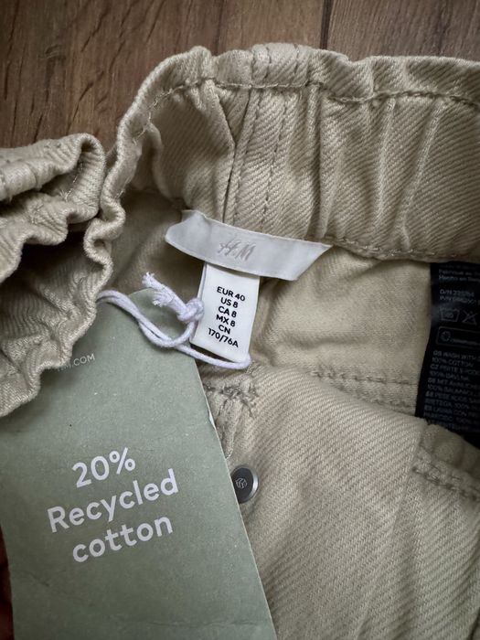 Джинси H&M беж слоуч