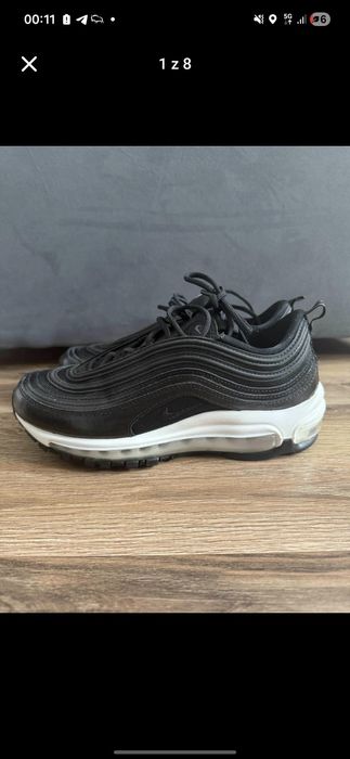 Buty nike biało czarne