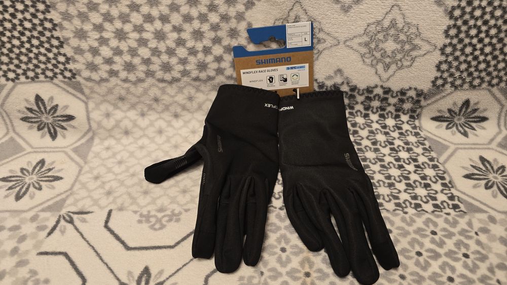 Nowe Rękawiczki Rowerowe Shimano Windflex Race w rozmiarze L