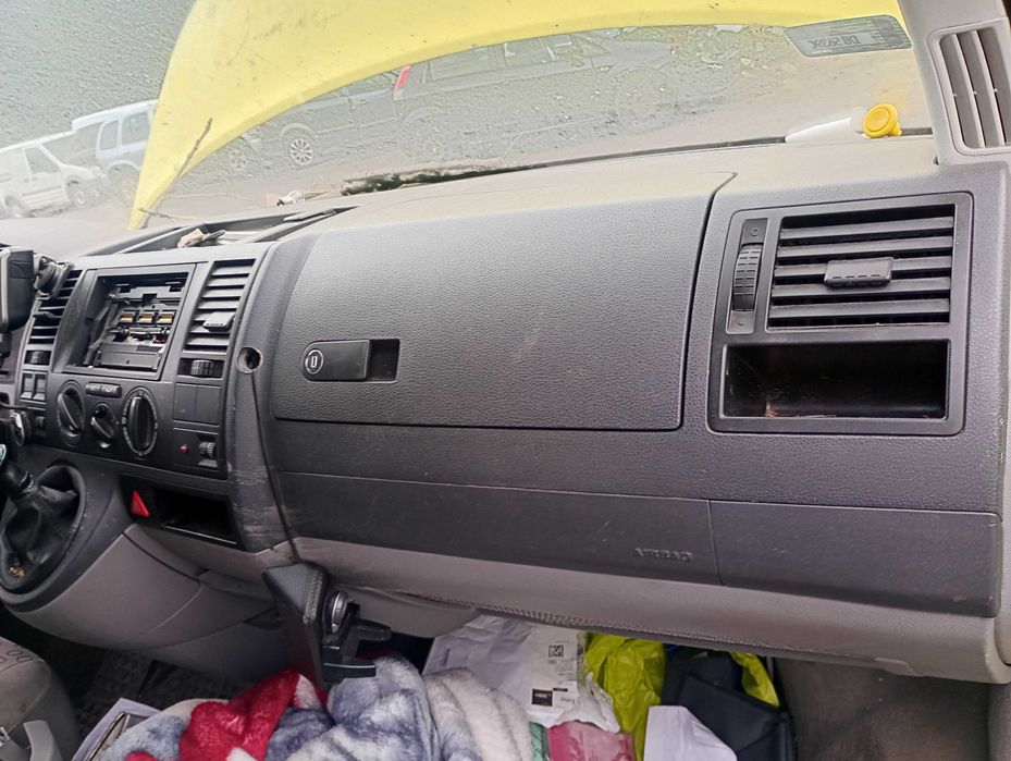 Volkswagen T5  2,5b przełącznik zespolony, części transport FV dostawa
