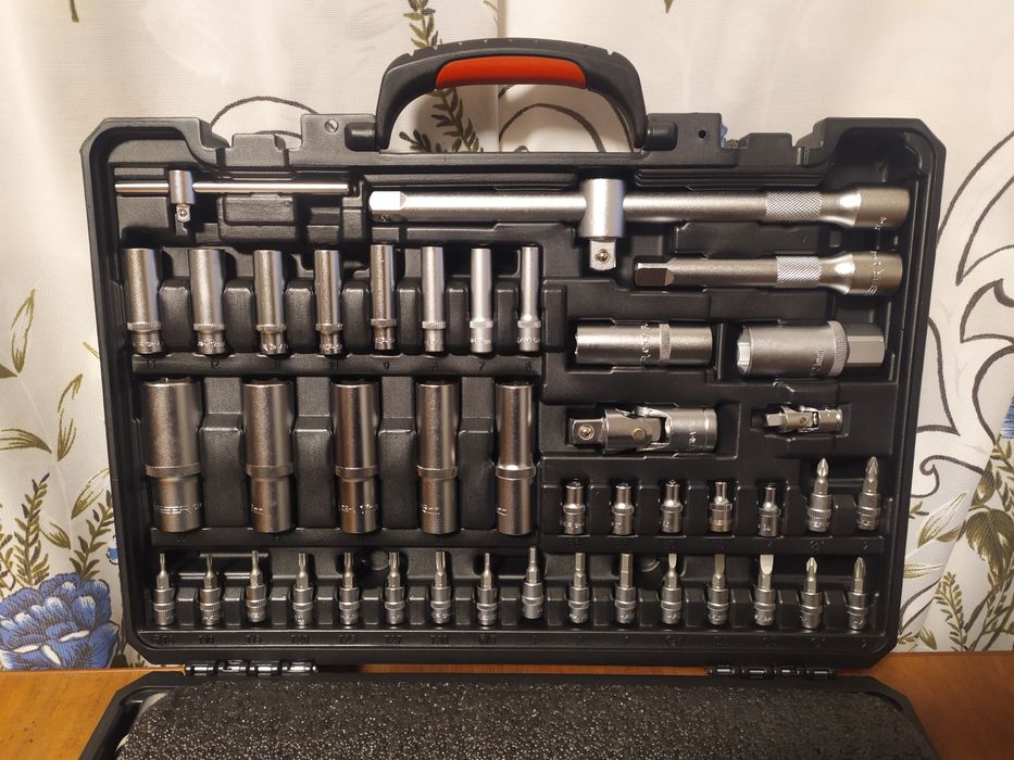 Набір інструментів Haisser 1/2", 1/4" 108 предметів(70178)