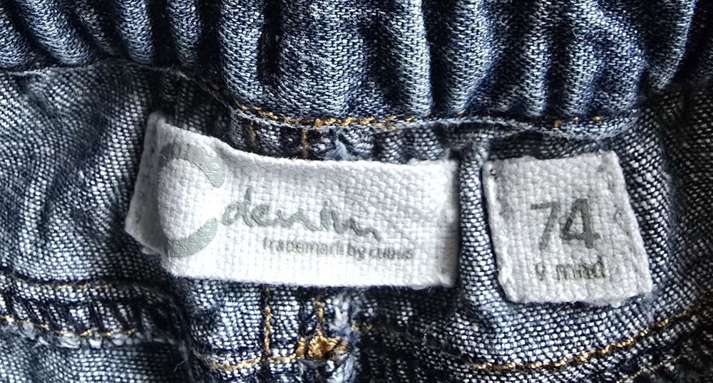 C Denim-spodnie jeansowe dla chłopca r.74cm