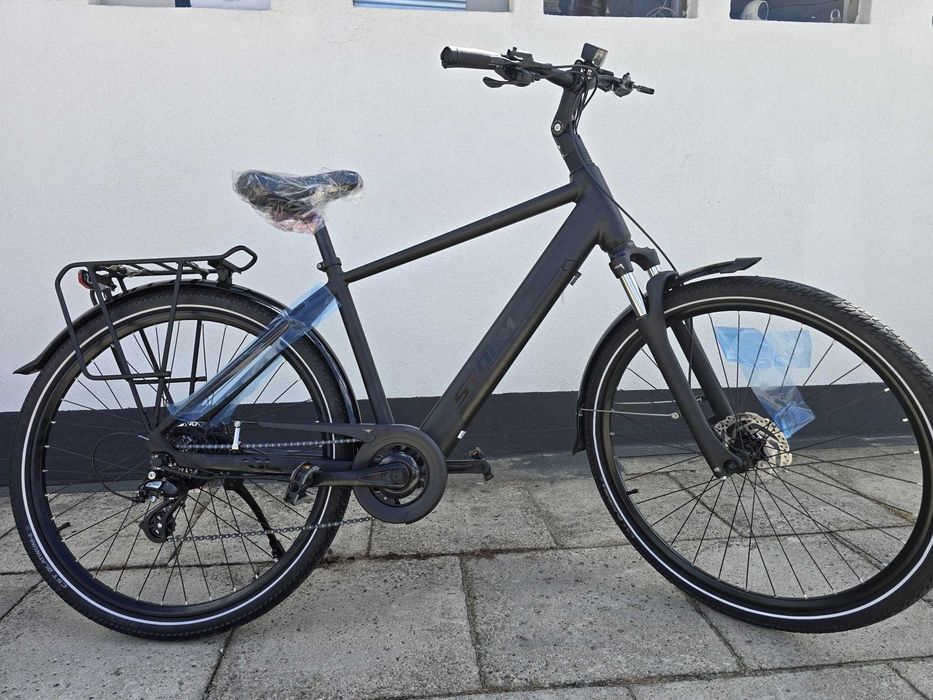 Rower elektryczny Storm E-Diamond Pro Man 19" Czarny Bafang Shimano Hydraulika
