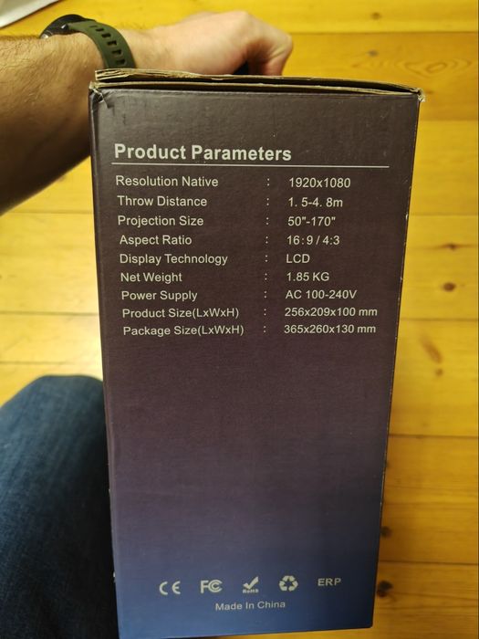 Projektor BaKeey VP1 Full HD | Auto - Focus | WiFi 5G | Stan Idealny