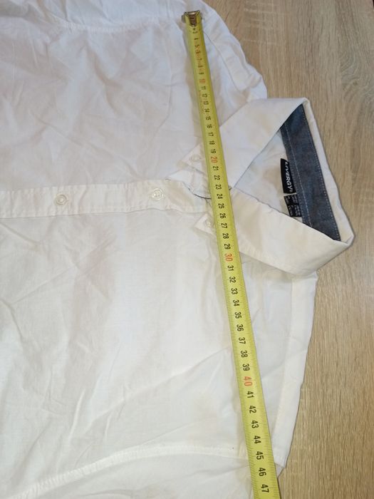 Бавовняна рубашка, сорочка livergy l 41/42 з регульованим рукавом