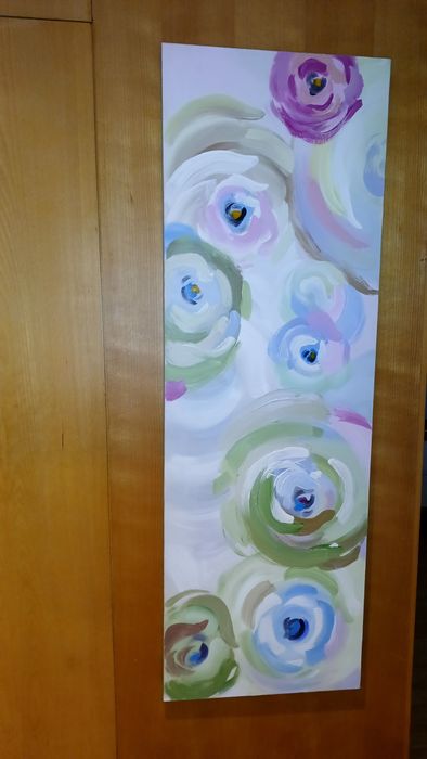 Tela pintada a óleo