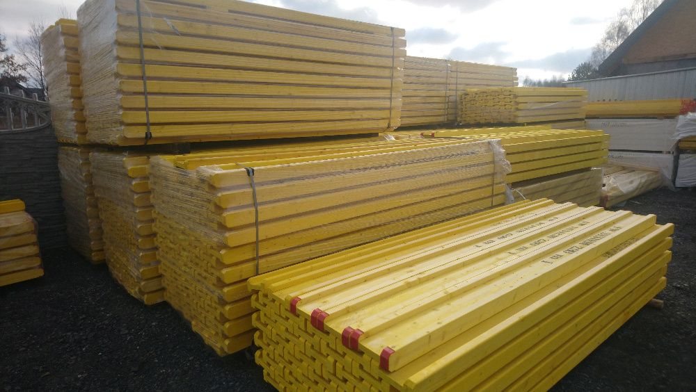 Głowice Stemple Budowlane Sklejka Szalunki Podpory Trójnogi Dźwigar