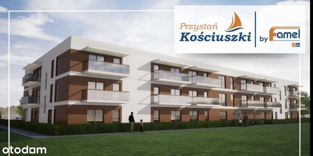 Wykończone komfortowe mieszkanie 2 pokojowe duży taras winda M17.2
