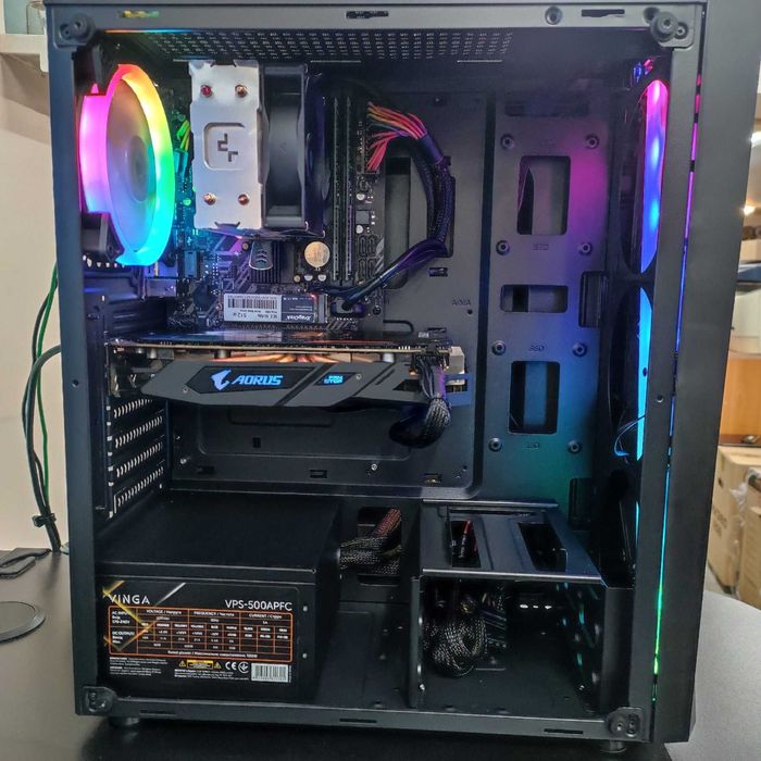 Игровой Компютер Intel Core i7, 16GB RAM, AORUS RX 570 4GB, SSD 512 m2