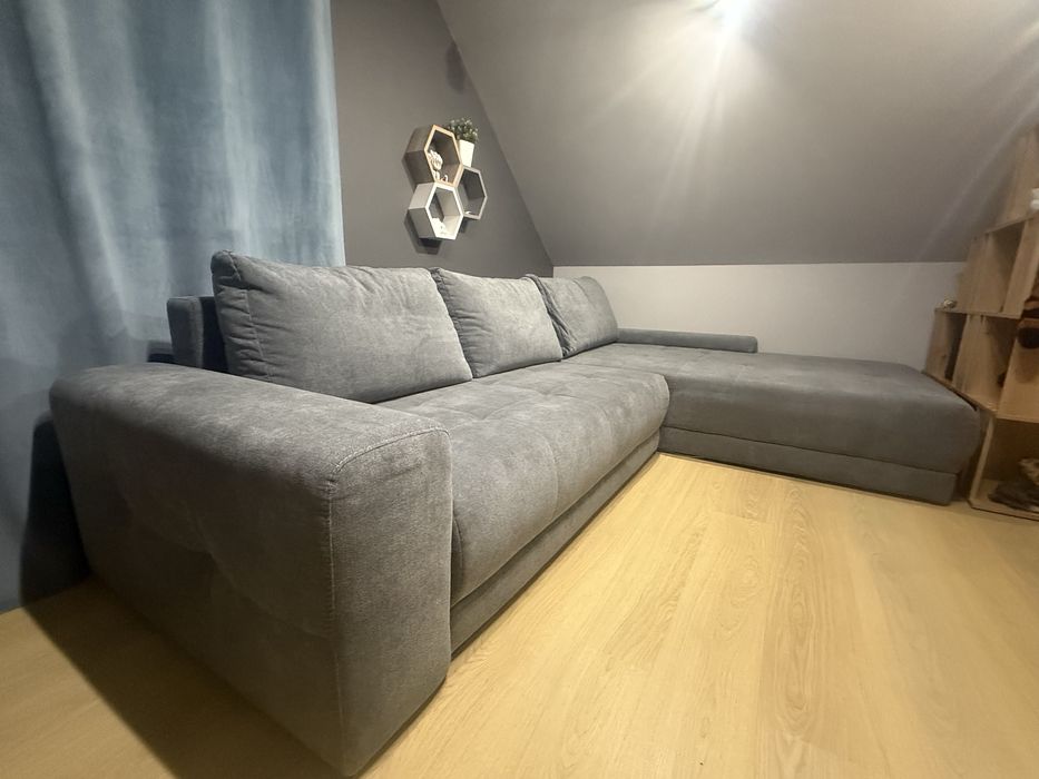 Narożnik z funkcją spania Azurro Agata Meble