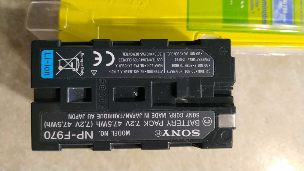 Аккумулятор для видеокамер Sony NP-F970 Оригинал