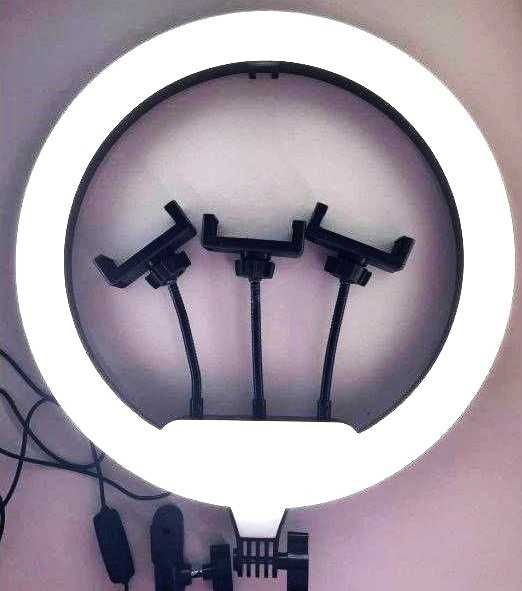 Кольцевая лампа 45см со штативом профессиональный свет