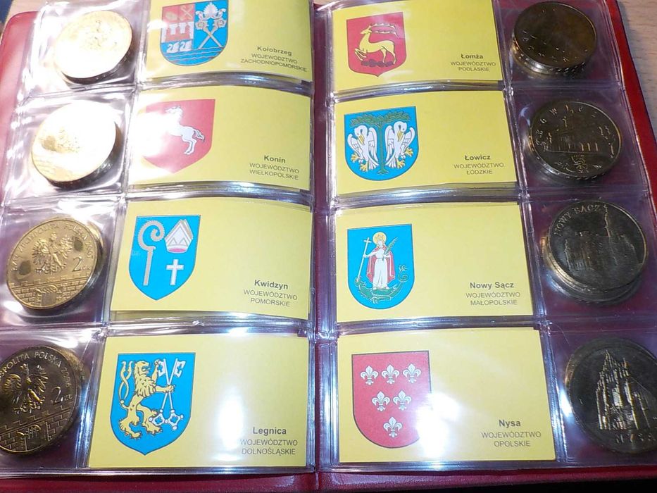 GN   album komplet 2 zl monety GN województwa  + gratis  Album