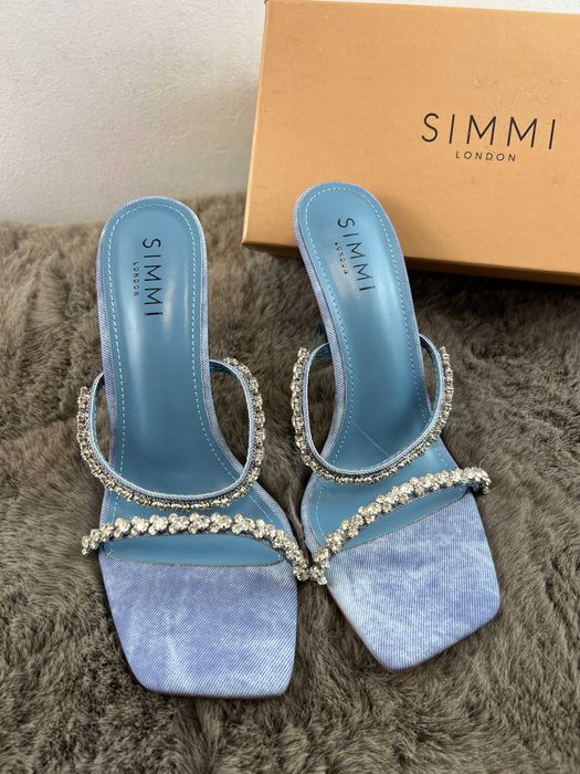 Buty damskie sandały klapki na obcasie simmi london daizy 40