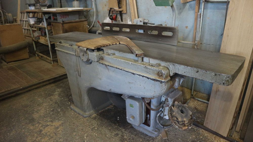 Станок фуговальный, строгальный СФ-4, литой, СССР