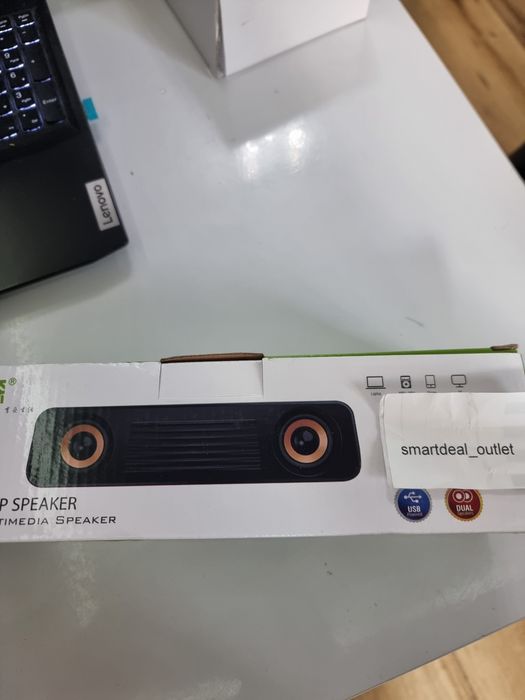 plplaaoo A83 Głośnik USB Stereo Soundbar 360 HiFi Do PC TV Czarny
